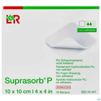 Suprasorb p mousse pu n/adh wcl 10,0x10,0 10 20407