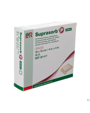 Suprasorb p mousse pu adh wcl 10,0x10,0cm 10 20417