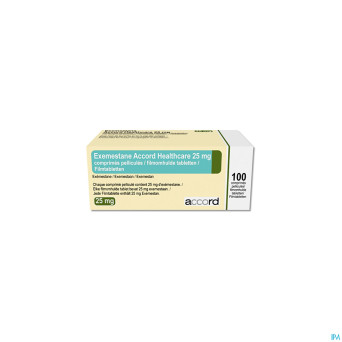 Exemestan 25 mg accord comp pell 100