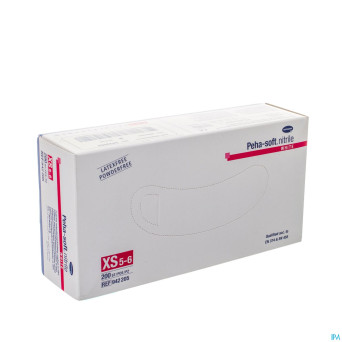 Peha soft gants nitrile blanc xs 200 9422056