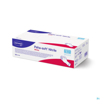 Peha soft gants nitrile blanc  s 200 9422066