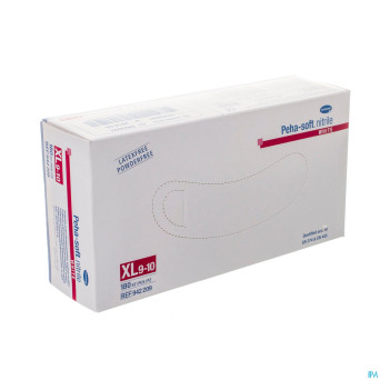 Peha soft gants nitrile blanc xl 180 9422096
