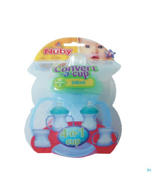 Nuby biberon educatif a/goutte 300ml +4m