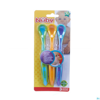 Nuby cuillere pr petit pot 3 +6m