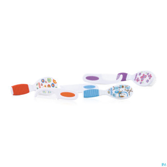 Nuby set peigne+brosse +3m