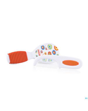 Nuby set peigne+brosse +3m