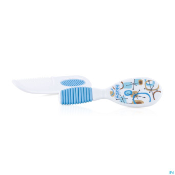 Nuby set peigne+brosse +3m