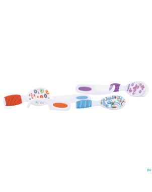 Nuby set peigne+brosse +3m