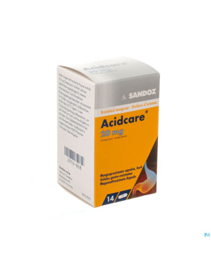 Acidcare 20 mg sandoz caps gastro res 14 x 20 mg
