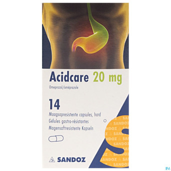 Acidcare 20 mg sandoz caps gastro res 14 x 20 mg