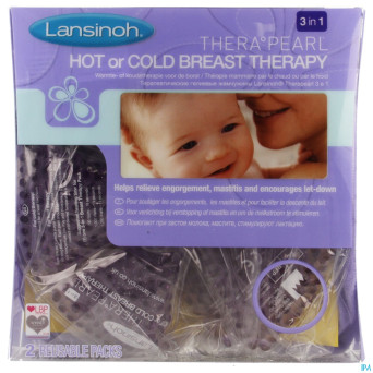 Lansinoh therapearl pack chaud&froid pr mama 3en1