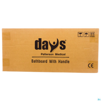 Planche baignoire days synth.+ poignee bleu