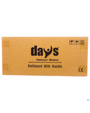 Planche baignoire days synth.+ poignee bleu