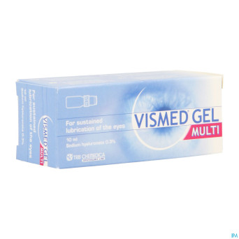 Vismed gel multi lubrifiant oculaire 0,3% fl 10ml