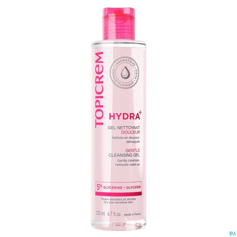 Topicrem hydra+ gel nett corps-cheveux    fl 200ml