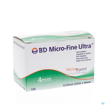 Bd microfine ultra aig. stylo 4mm 32g thinwall 100