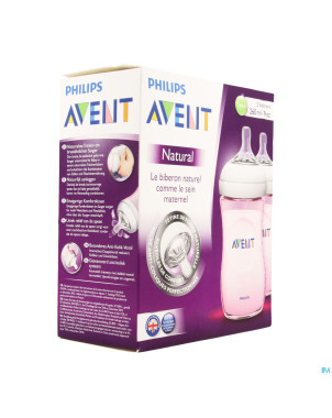 Philips avent biberon duo natural    260ml