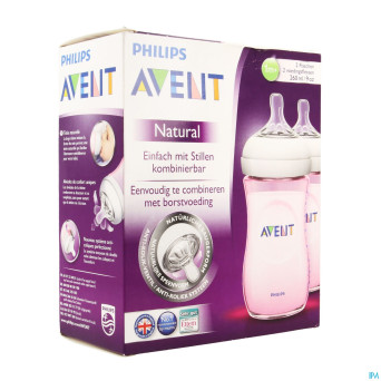 Philips avent biberon duo natural    260ml