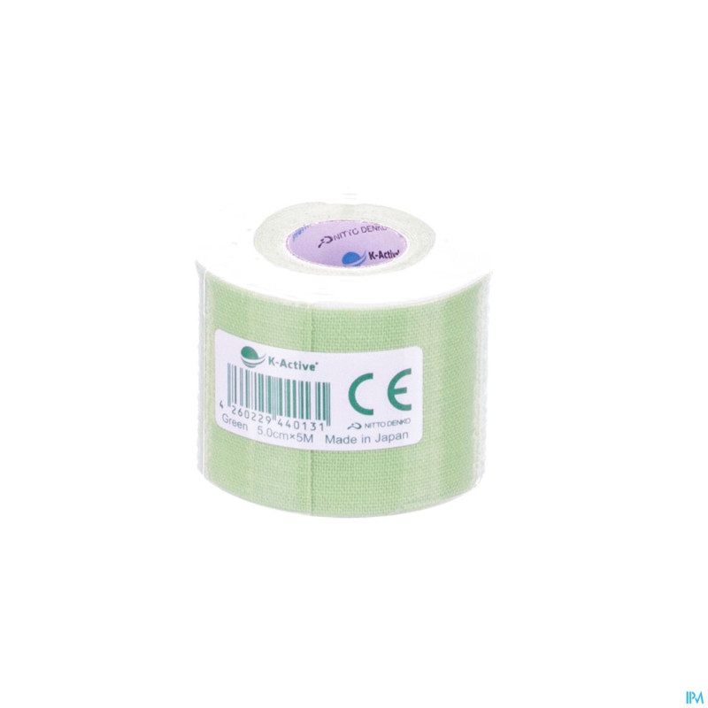 Naqi k active tape green 5,0cmx 5m