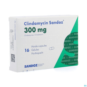 Clindamycin sandoz    caps dur 16x300mg