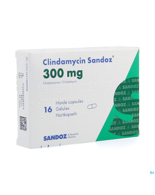 Clindamycin sandoz    caps dur 16x300mg