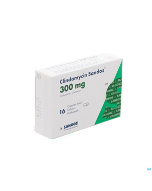 Clindamycin sandoz    caps dur 16x300mg