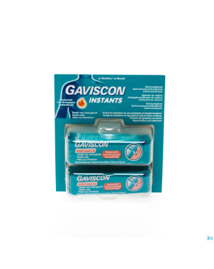 Gaviscon instants pdr orale fruit passion  sach 12