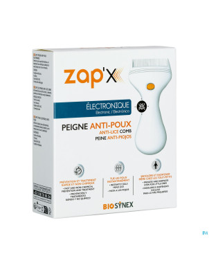 Zap'x peigne poux electrique z100