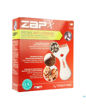 Zap'x peigne poux electrique z100