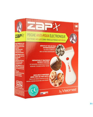 Zap'x peigne poux electrique z100