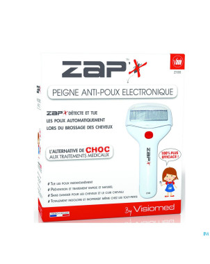 Zap'x peigne poux electrique z100