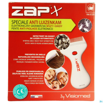 Zap'x peigne poux electrique z100