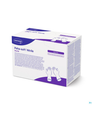 Peha soft gants nitrile sterile    s 50 9422114