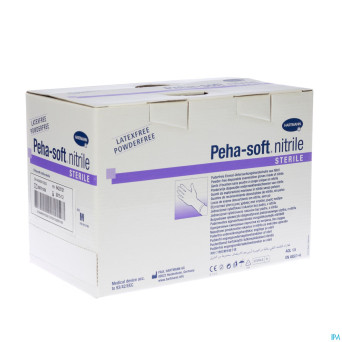 Peha soft gants nitrile sterile    m 50 9422124