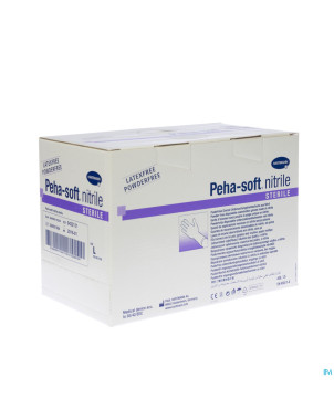 Peha soft gants nitrile sterile    l 50 9422134