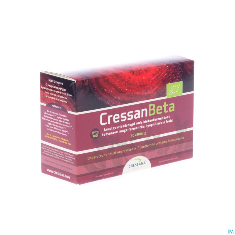 Cressan beta v-caps 60x500mg