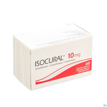 Isocural 10mg pierre fabre benelux caps 60 x 10 mg