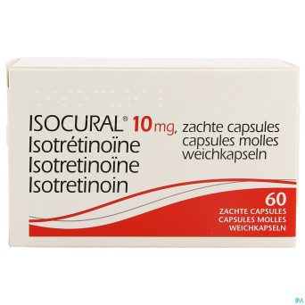 Isocural 10mg pierre fabre benelux caps 60 x 10 mg