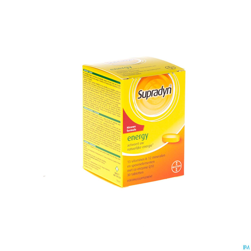 Supradyn energy + co q10 comp enrobe 30