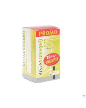 Vista omega 3    caps  60 40+20 promo