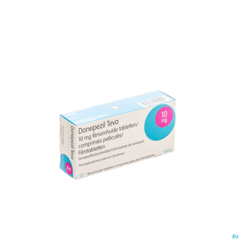 Donepezil teva 10,0 mg comp enrobe 28x 10,0 mg