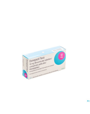 Donepezil teva 10,0 mg comp enrobe 28x 10,0 mg