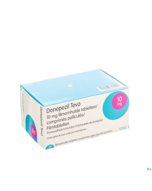 Donepezil teva 10,0 mg comp enrobe 98x 10,0 mg