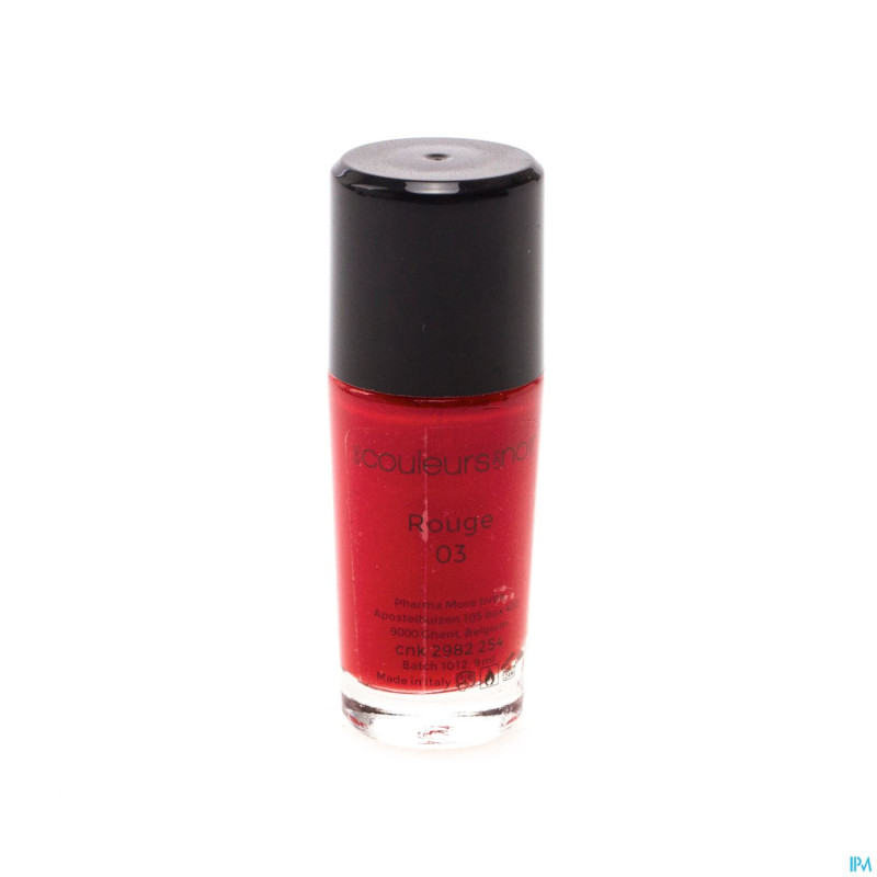 Les couleurs de noir vao 03 rouge    11ml
