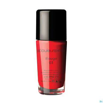Les couleurs de noir vao 03 rouge    11ml