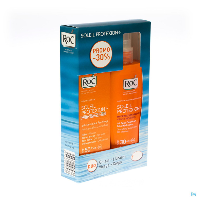 Roc soleil protexion lt spr ip30 + cr vis aa ip50+