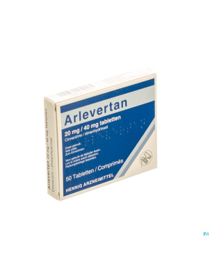 Arlevertan kela 20 mg/40 mg tabl 50
