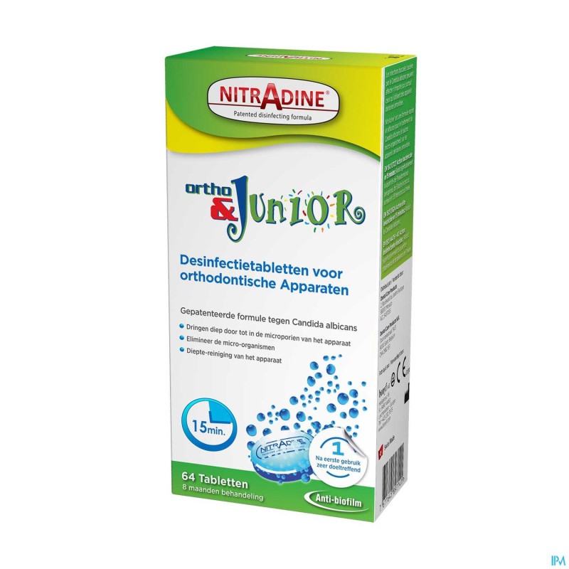 Nitradine ortho & junior tabl 64