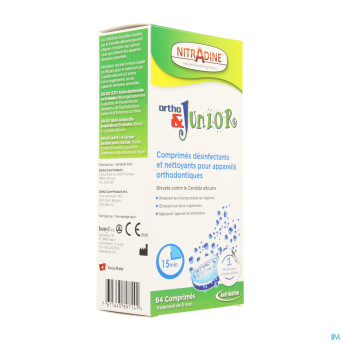 Nitradine ortho & junior tabl 64