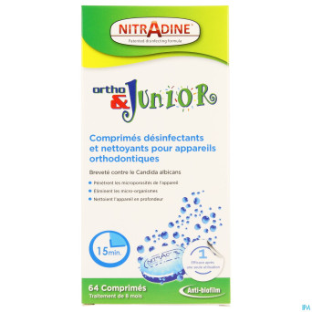 Nitradine ortho & junior tabl 64